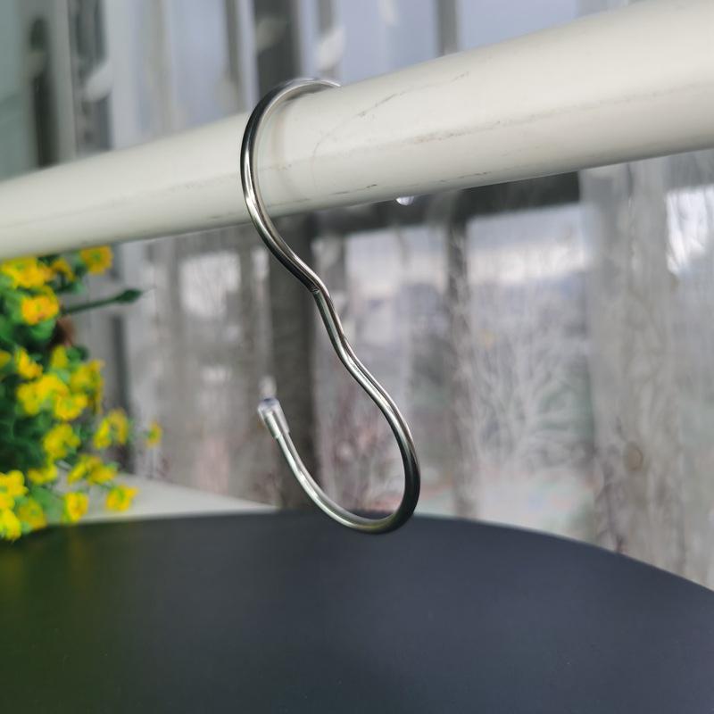 8-32pcs Silver Multi-Purpose Hooks,Stainless Steel S-shaped Hooks for Kitchen Pans,Twist Design Metal Storage Hooks for Closet