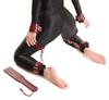 Liebe Seele Luxury SM Goods Restraint 5 Piece Set Genuine Leather Wine Red Queen Training Rut Couple