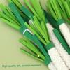 3pcs Simulated Scallion Shape Cat Toys with Natural Silver Vine Stick Pet Pet Chew Toys Cat Teething Products Cat Teasing Toy