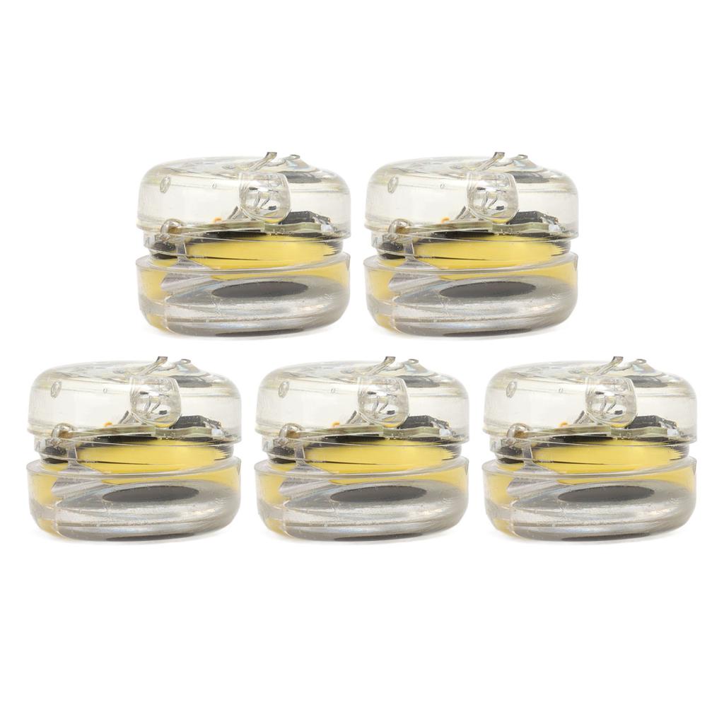 5Pcs Underwater Lure Lamp Compact Lightweight Waterproof LED Fishing Bait Light for Fresh Water