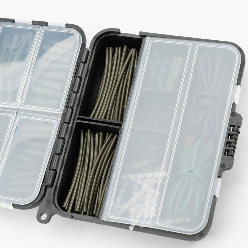 277Pcs Carp Fishing Accessories with Storage Box Carp Fishing Rigs Assortment Wear Resist for Outdoor Fishing Accessories Tool
