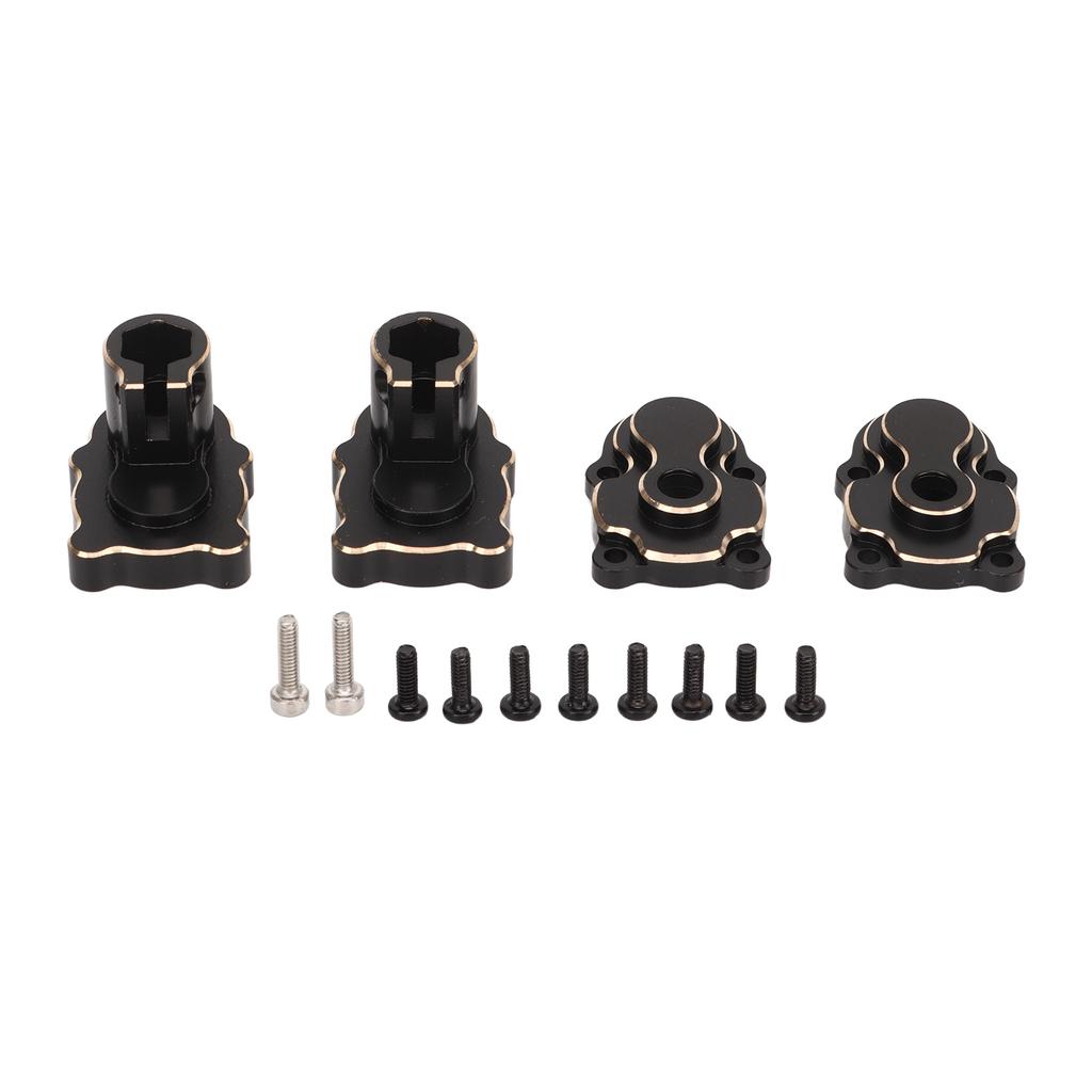 Brass Portal Axle High Polishing Precise Compact Black Fit For 124 FMS FCX24 Remote Control Car