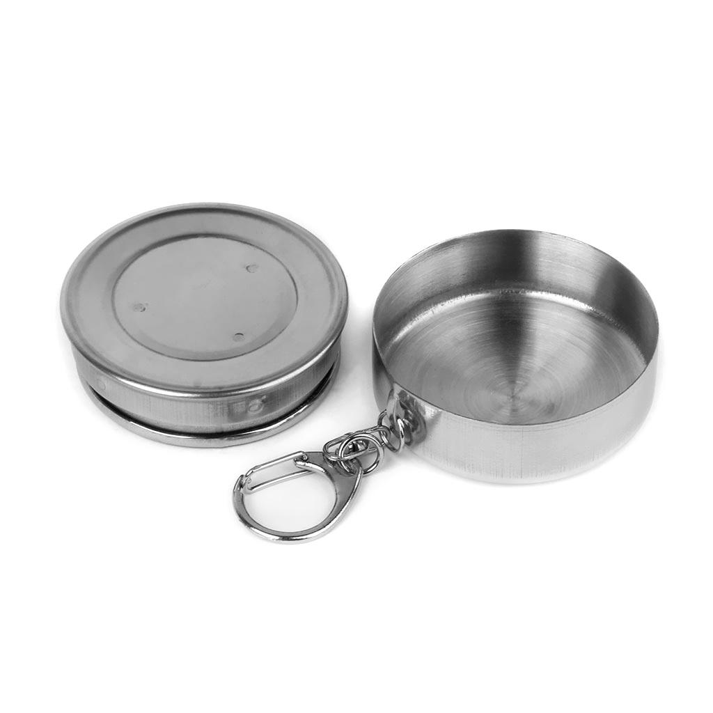 Stainless Steel Travel Camping Hiking Folding Collapsible Cup