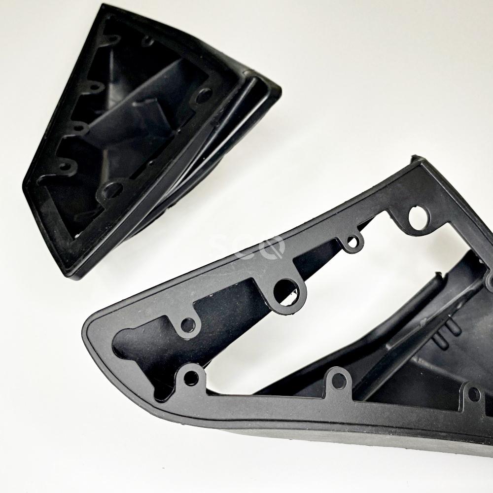 Sada pryžového těsnění zrcátka pro W124 pro W201 pro C124 pro S124 Levá pravá sada Gumy bočních zrcátek Černá LHD A1248107716