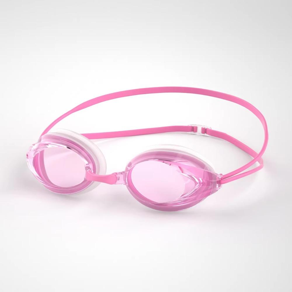 Waterproof Electroplated Swim Glasses Anti-fog Swim Eyewear Comfortable Swimming Glasses Adults pink