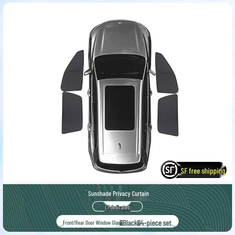 Ideal L6L9 Car Sunshade: Heat Insulation, Privacy, and Light-Blocking Curtain