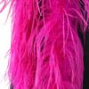 Feather Trim Scarf Add Glamour to Your Outfit with 2M Ostrich Feathers