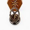 Brass Gilbert Compass in Wood Box Heavy Duty Magnetic Navigational Tool Unique Gift for Collectors, Explorers  Nautical Decor