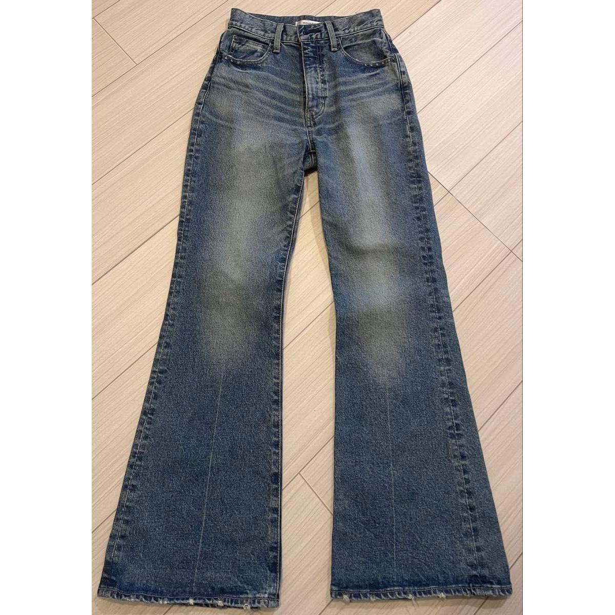 moussy MVS Flare Flare Denim Jeans 26 High Waist Beautiful Legs Same Day Shipping Color: Blue Damaged