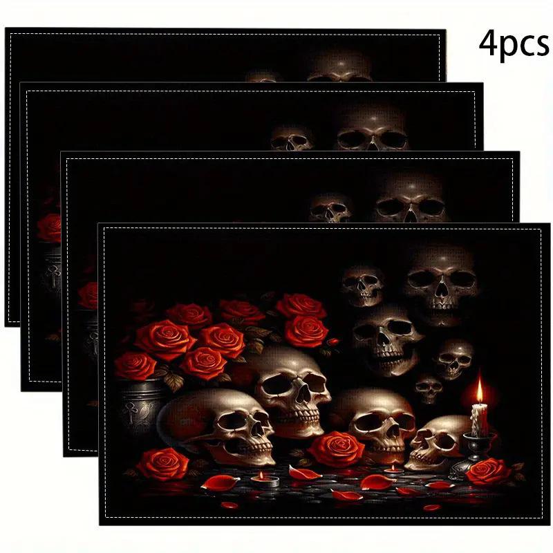 Classic Collection Linen Placemat for Dining Table - Heat Insulation Pad for Living Room and Restaurant Decor