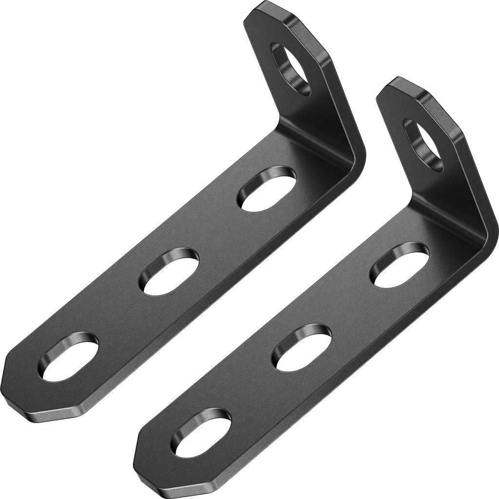 Kaedear Motorcycle Universal Stainless 2mm Universal Set of Custom Brackets X 4 X 20 X 72 X Brackets, Steel, Thick, Fit, 2, (KDR-YX-L90-4M8) (M8