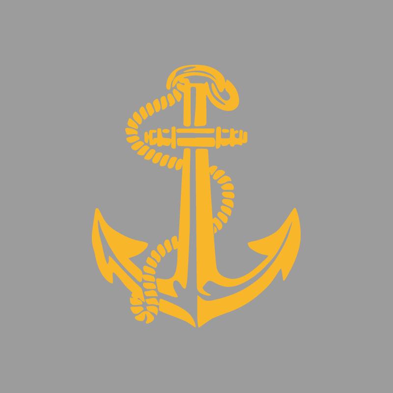 Fishing boat anchor Decals & Bumper creative&funny stickers for cartoon fans&lover,high quality for car trucks motorcycles