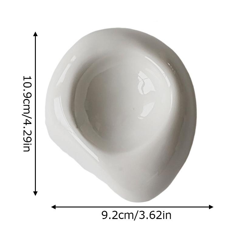 1PC Ceramic Birthday Gift Candle Holder Crafts Love Candle Holder Romantic Heart Shaped Desktop Decoration Multi-Style