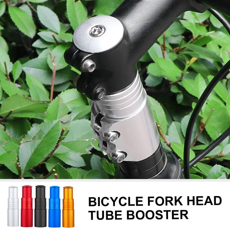 Road Bike Stem Risers Aluminum Alloy Handlebar Risers Fork Stem Extender Bicycles Handlebar Risers Head Up Adapter