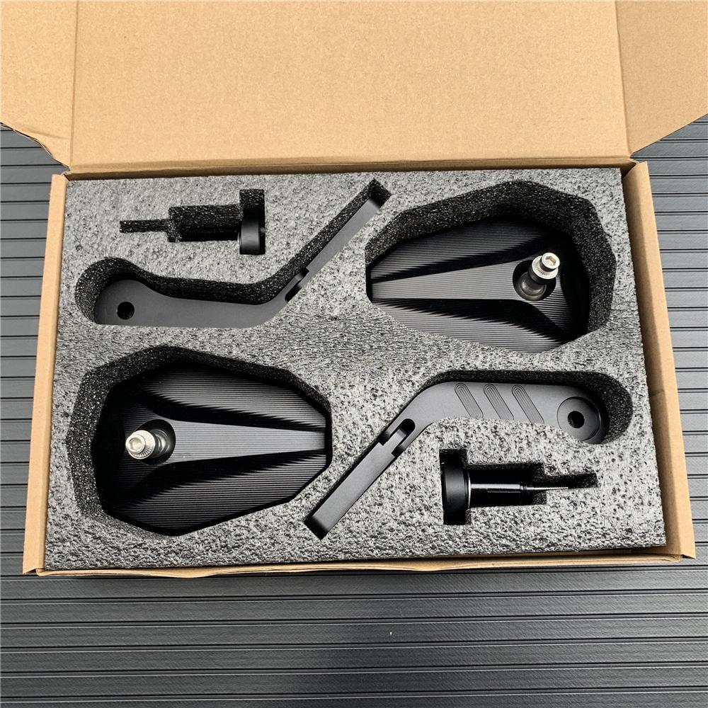 For DUCATI Streetfighter V2 V4 848 MONSTER 821 1200 Scrambler 400 800 XDIAVEL Motorcycle CNC Aluminum Handlebar Bar end Mirrors