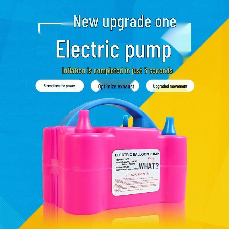 Portable Double-Layer Electric Balloon Inflator and Blower
