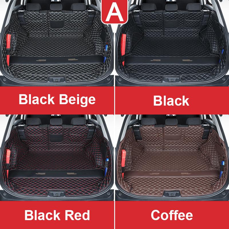 Für Toyota RAV4 XA50 - 2022 2023 Benutzerdefinierte Stamm Matten Leder Langlebige Cargo Liner Boot Teppiche Hinten Innen