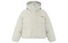 Originals Trefoil Collection Outfit Down Jacket Women's Light Sesame Earth Gray JD3786