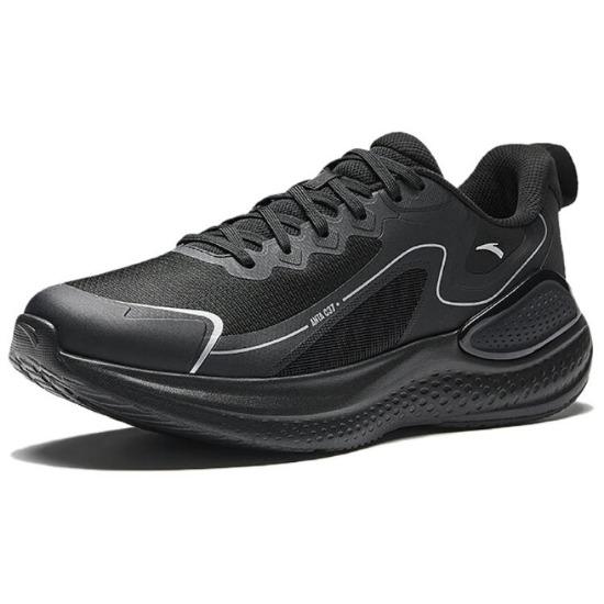 Anta Cloud Cushion Soft Bottom Comfortable Shock Absorption Rebound Low Top Casual Running Shoes Men Sneaker Black 912535537-3