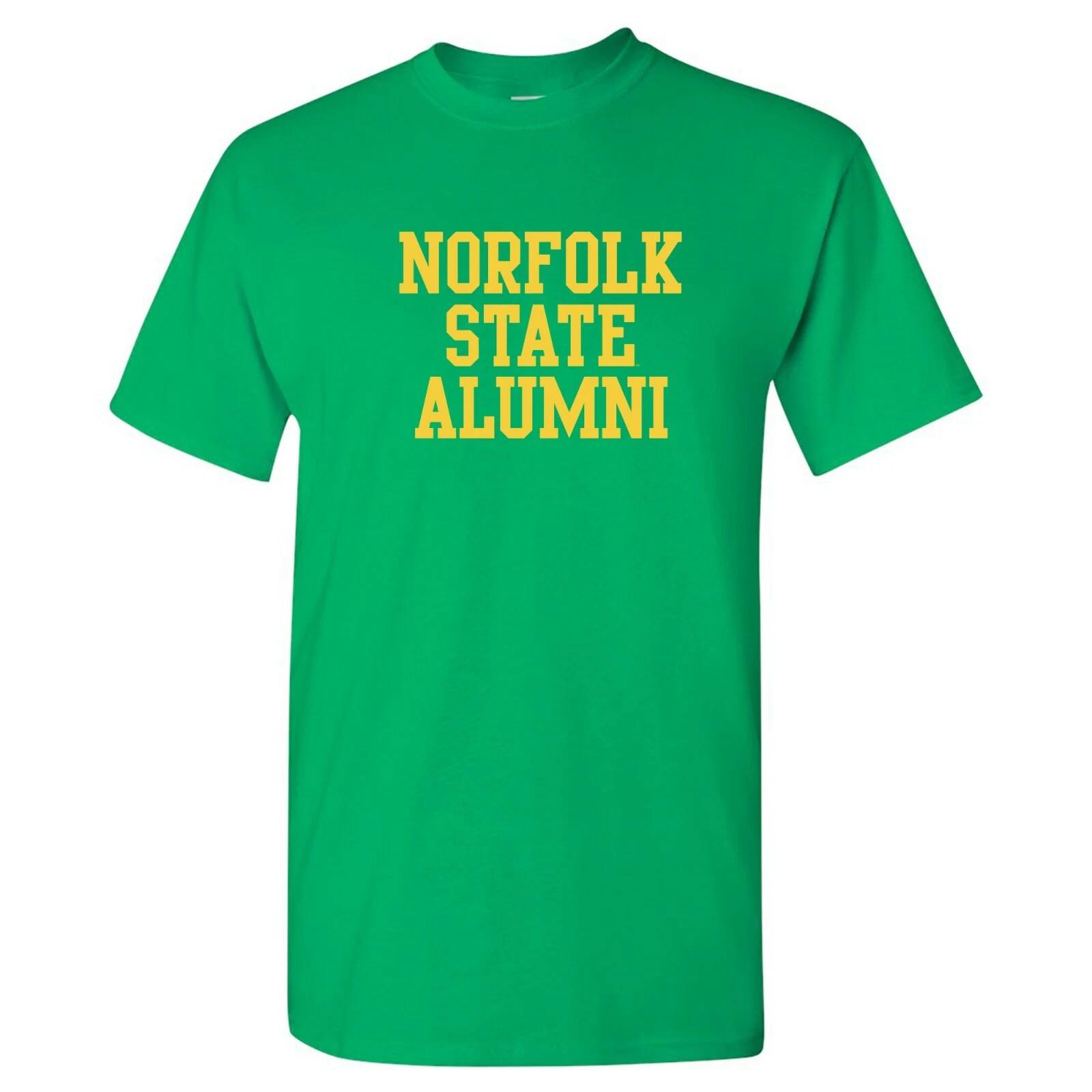 Norfolk State Spartans Basic Block Alumni Collegiate T Shirt - Irish Green XL