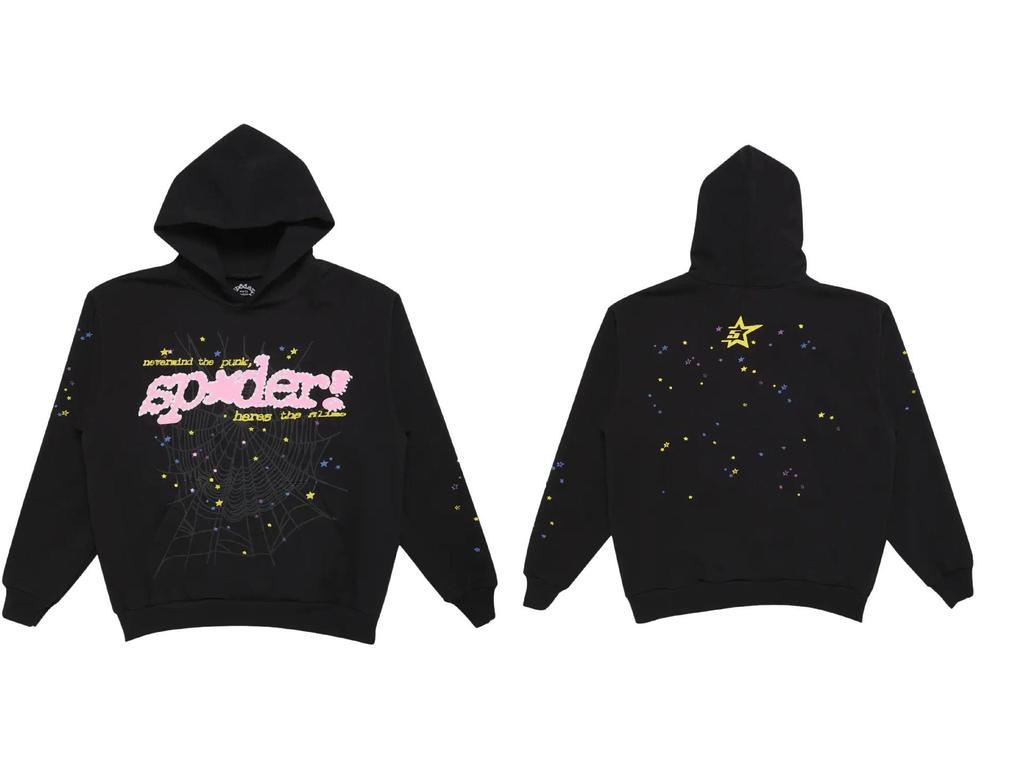 Terry Mikina Evropská Velikost: Pěnová bunda s potiskem pavučiny pro muže