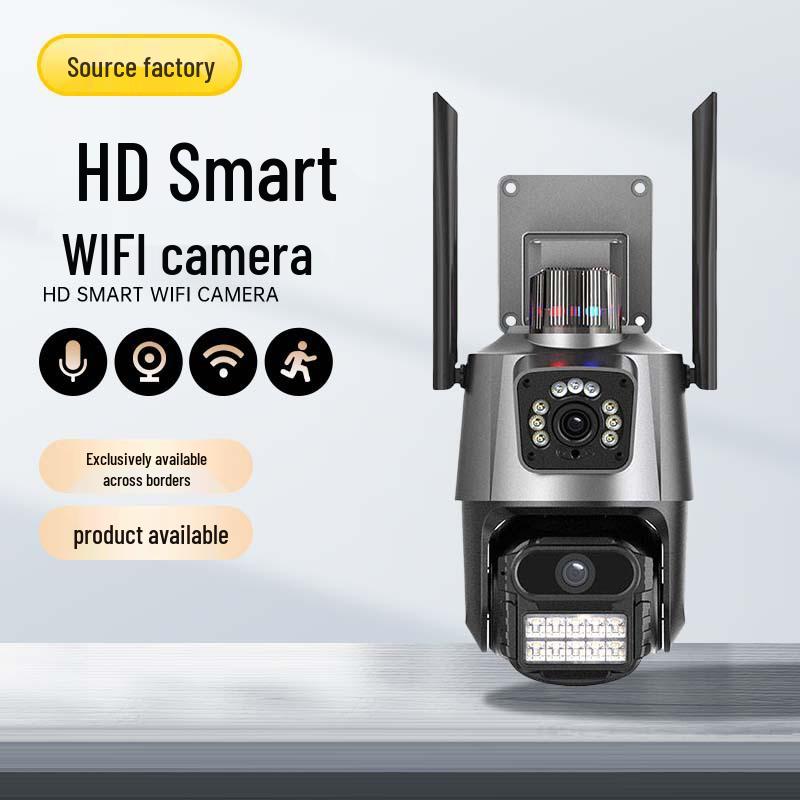 4K HD Wi-Fi Outdoor Binocular Camera with Night Vision, Full Color, 360° Smart Human Tracking - E18