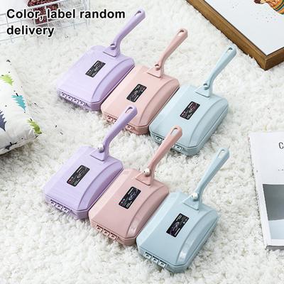 Teppichbürste Handheld Doppel-Drei-Bürstenkopf Tischkehrer Tierhaare