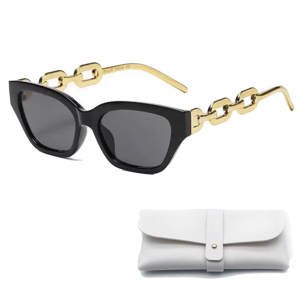 

Женские солнцезащитные очки UV380 | Модные уличные/вечерние очки | Поляризованные и легкие | Лучший подарок для девушки | Защита от солнца для путешествий/спорта чёрный