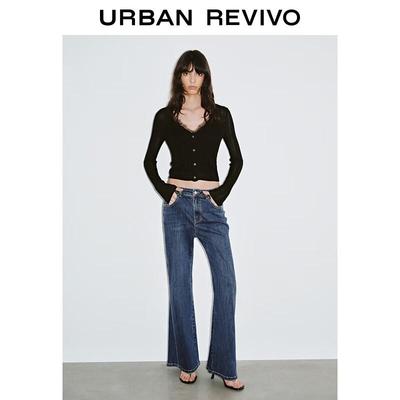 UR Women's Washed Flare Denim Jeans