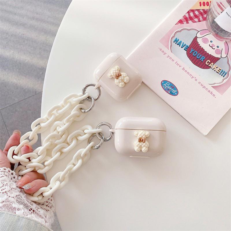 

Cartoon Cute Style Earphone Protective Case AirPods 1/2/3 Little Bear Pro Handchain AirPodsPro
