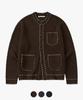 SUARE Wool Hand-Stitched Round Cardigan - 3 Colors