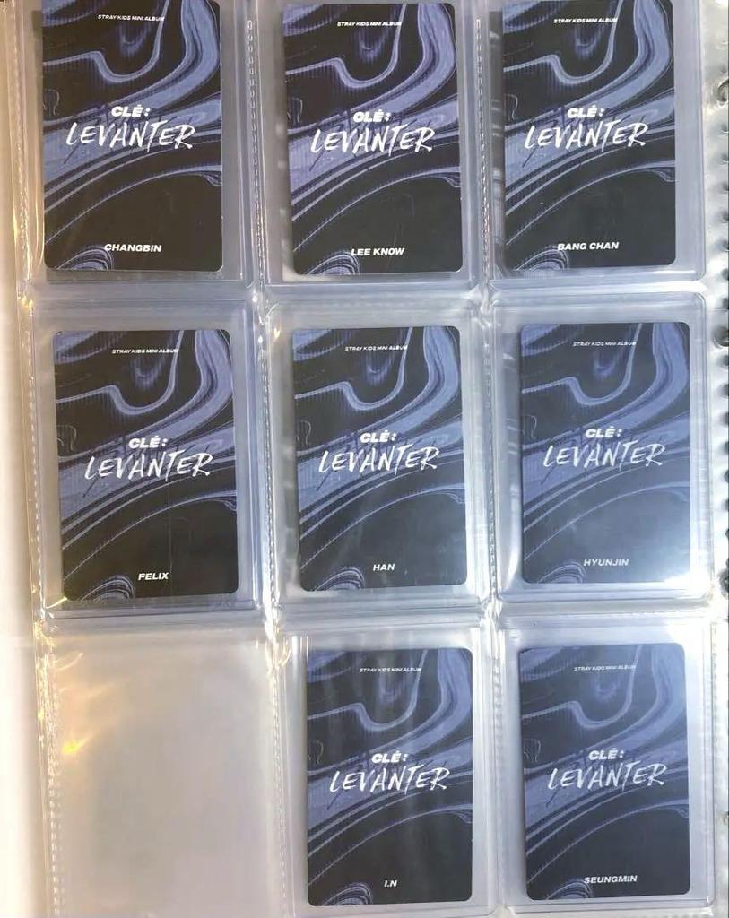 [USED] Stray Kids Levanter Lenticular Trading Cards Complete Set