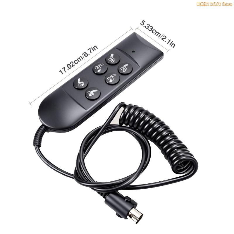 K1AE 6 Button 5 Pins Hand Switches Sofa Lift Controller For Home Appliance Enduring