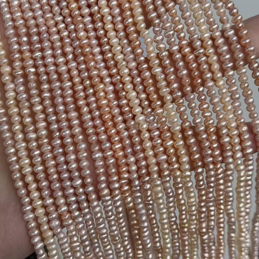 

1 нить весна лето DIY аксессуары около круглого жемчуга 3-3,5 мм для изготовления ювелирных изделий своими руками кулон серьги ожерелье браслет аксессуар 3-3.5mm оранжевый