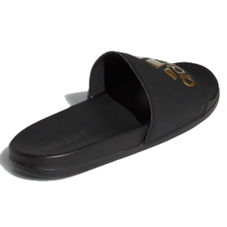 Adidas Adilette Comfort Slide Slippers Men's Black Gold EG1850