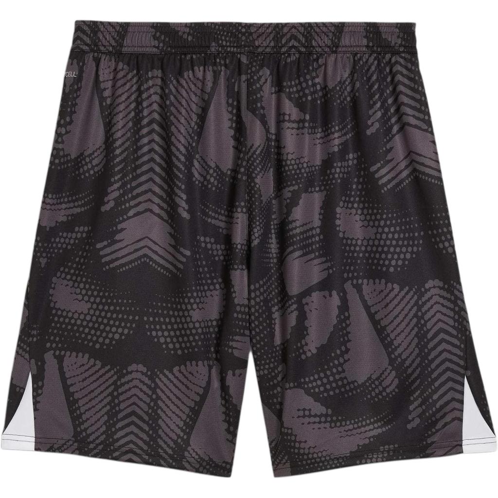 Puma Ac Milan Collection Ss24 All Over Print Comfortable Quick Dry Mid Rise Sports Shorts Men Shorts Black 775124-27