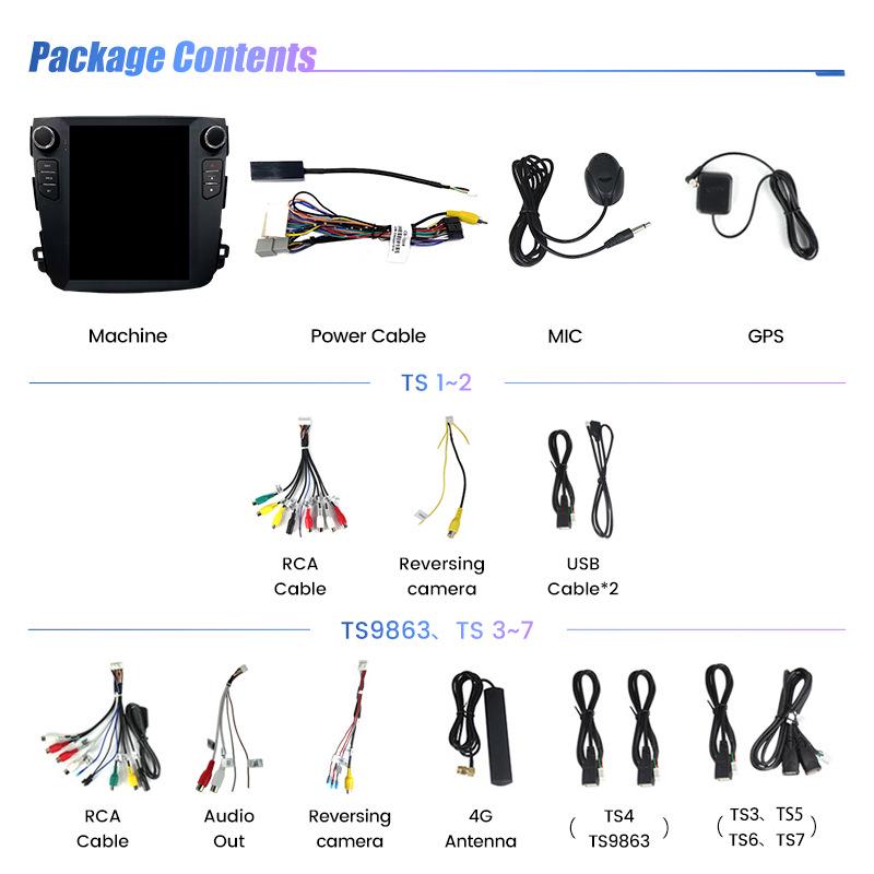 Mitsubishi Outlander Vertical Screen Android Navigation System