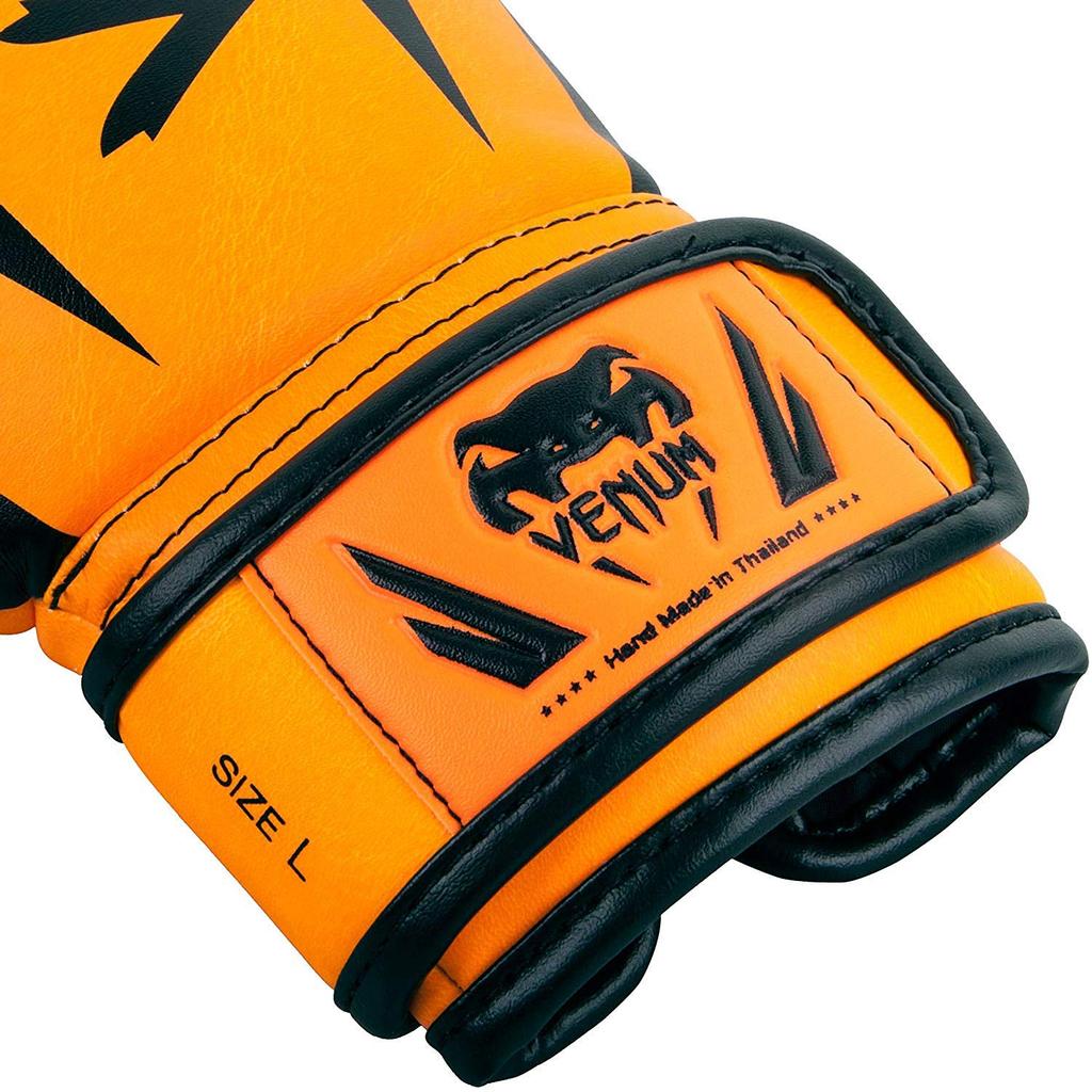 VENUM Elite Boxing Gloves Kids' (Neo Orange) (M)