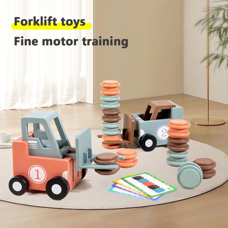 

Fork Lifter Toy For Kids Conveying Stacking Forklift Color Sorting Educational Toys Birthday Gifts