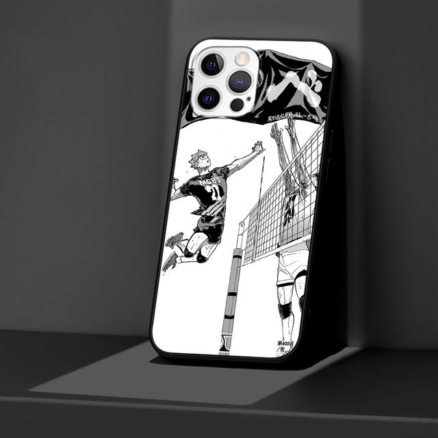 

Чехол Haikyuu с аниме для Apple Iphone 14 11 13 12 Pro Max Xr 7 8 +Se 2020 Xs 6 6s Plus 5 5S, черный силиконовый чехол с рисунком аниме iPhone 12