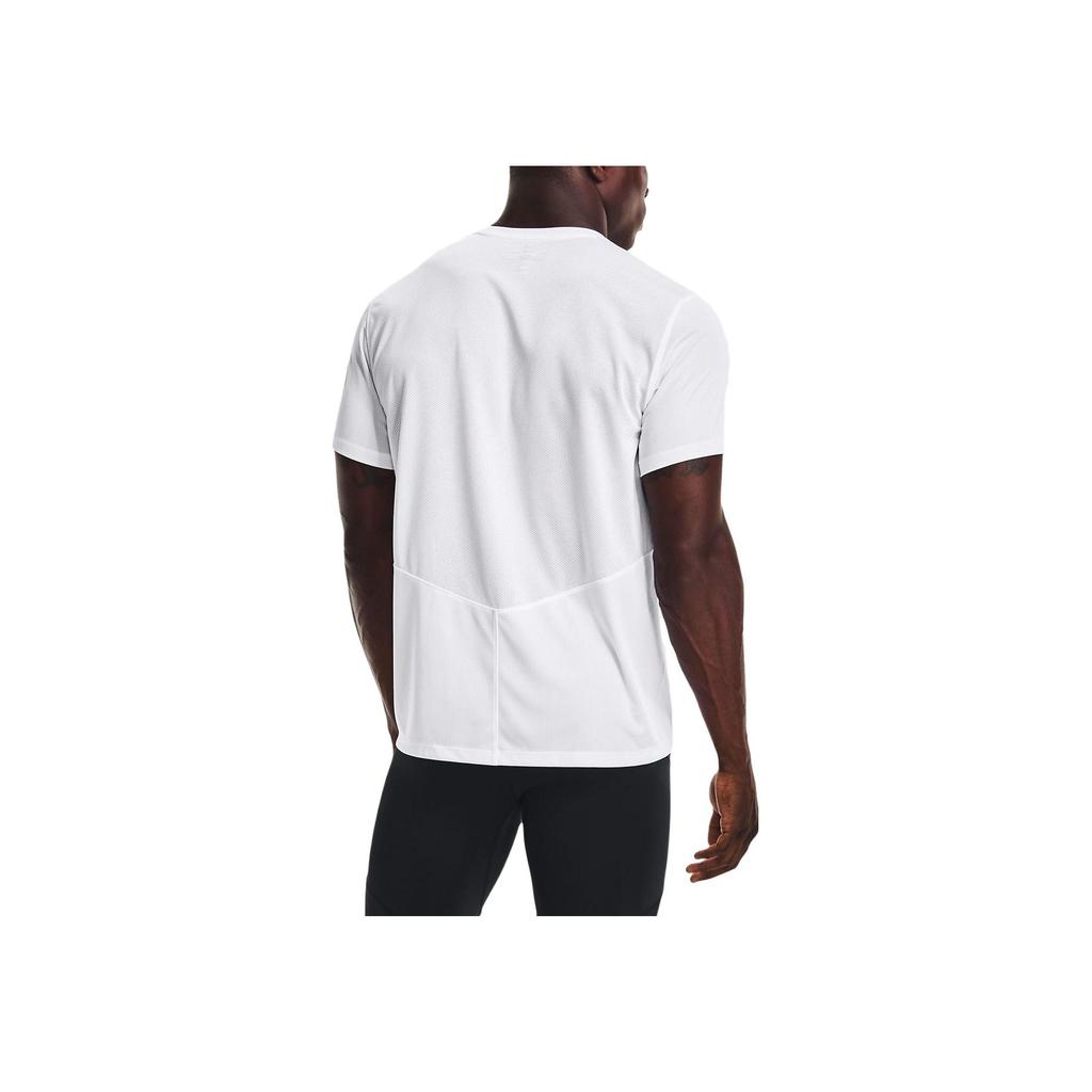 Under Armour UA Speed Stride 2.0 Solid Crew Neck Short Sleeve T-Shirt Men Tops White 1369743-100