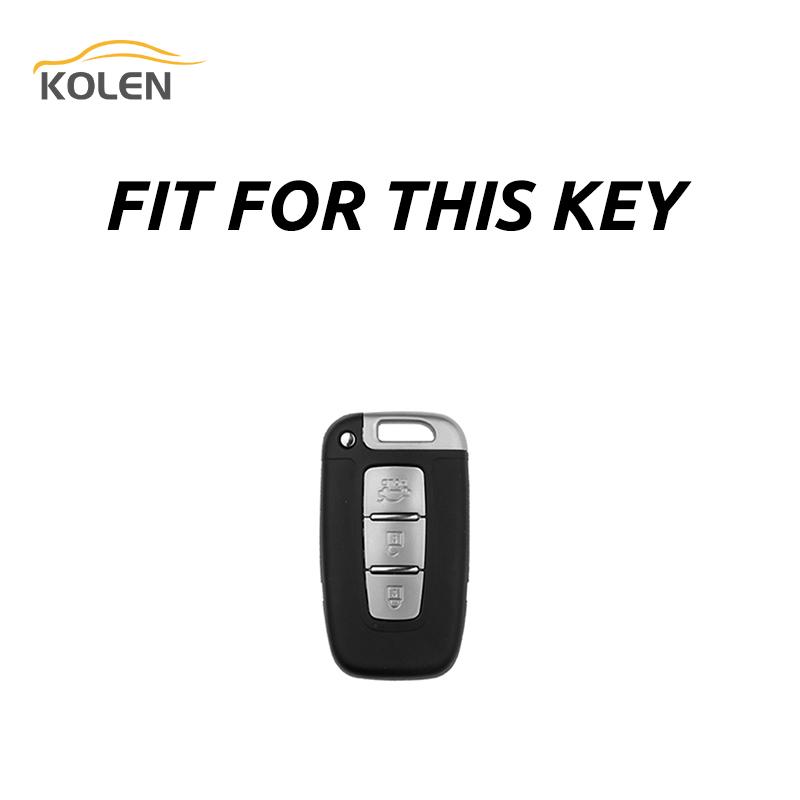 Soft TPU Car Remote Key Case Cover Shell Fob For Hyundai Genesis Equus Veloster For KIA Sportage Forte Optima Soul Azera Sorento