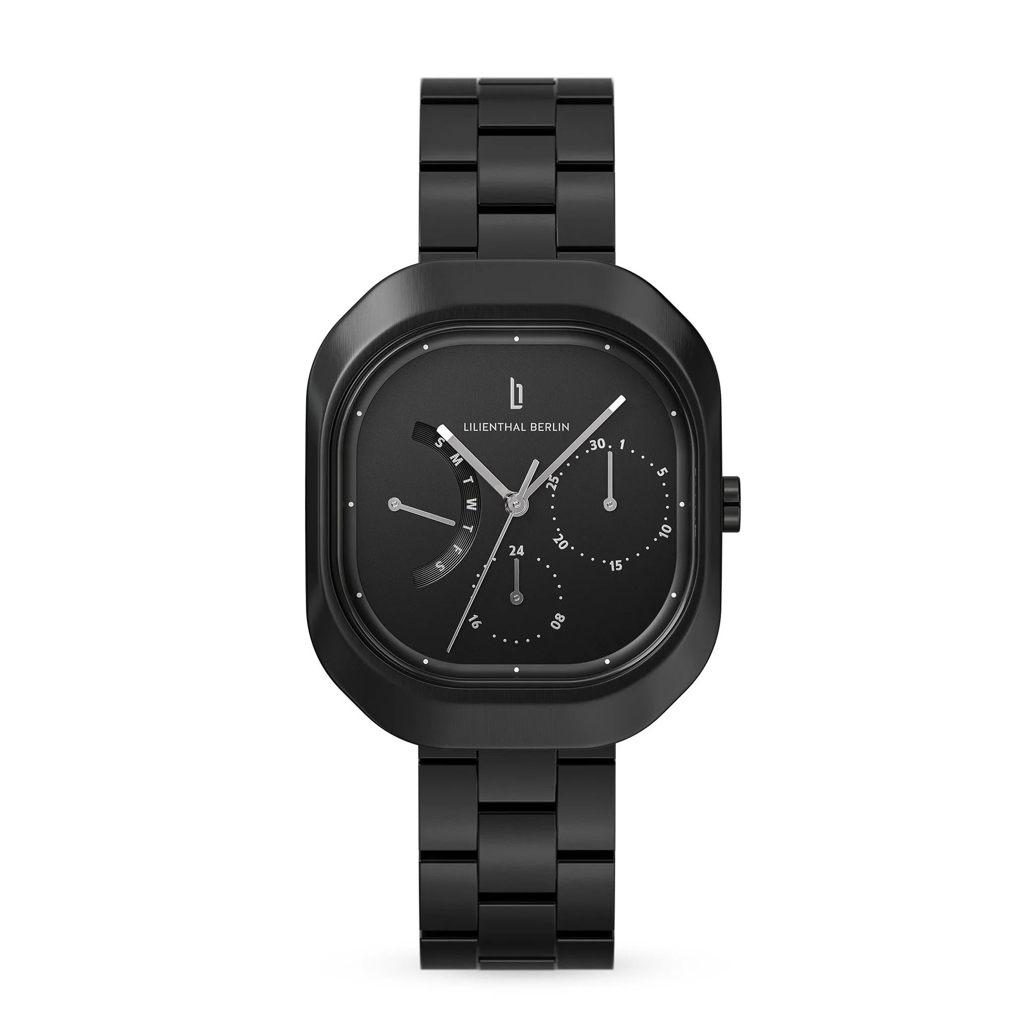 

Lilianthal Berlin Multifunction Made in Black Watch, Germany, M1-001-SB040CB, Women s, чорний