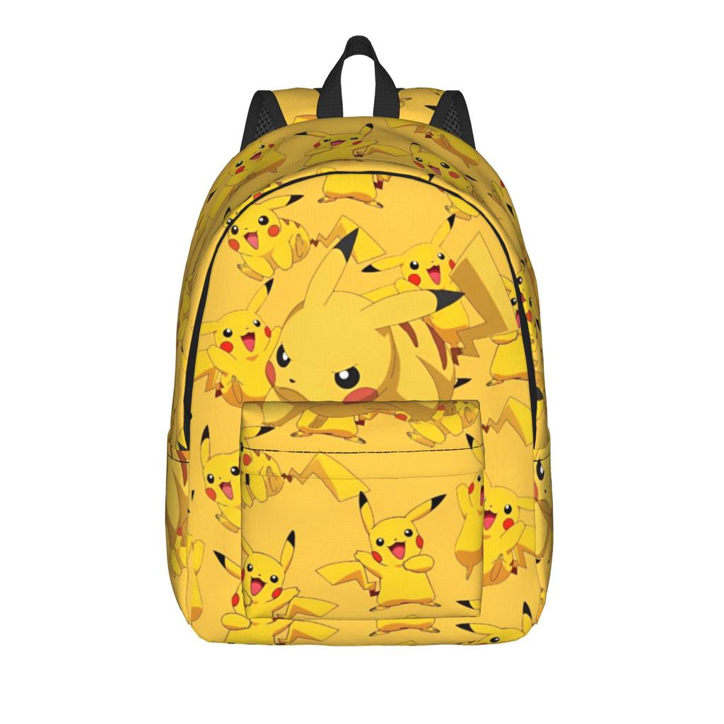 Cute Monsters Cartoon Backpack for Men Women Fashion High School Business Daypack Pokemoned Laptop Computer Shoulder Bag
