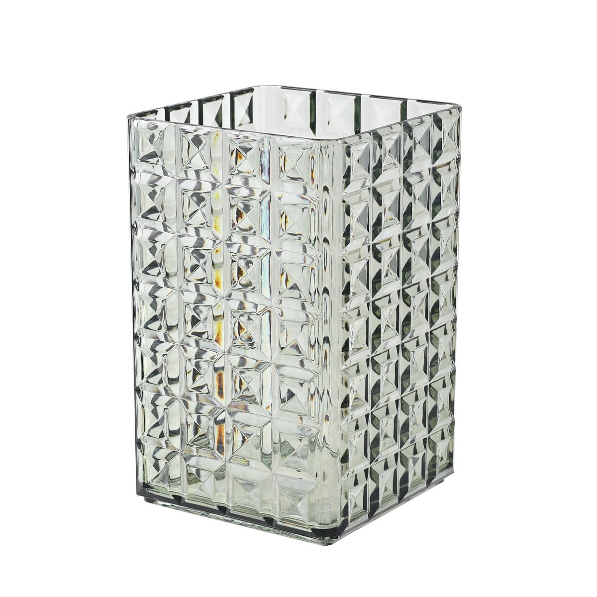 

WORTHBUY Прозрачный держатель для кистей для макияжа Пластиковый ящик для хранения косметики Настольный органайзер для помады, подводки для глаз, макияжа Подставка-дисплей зелёный