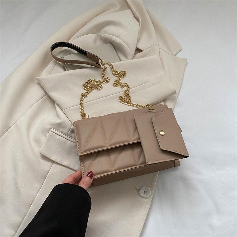 Sac bandoulière tendance pour femme Sac à bandoulière simple et élégant en cuir PU vintage
