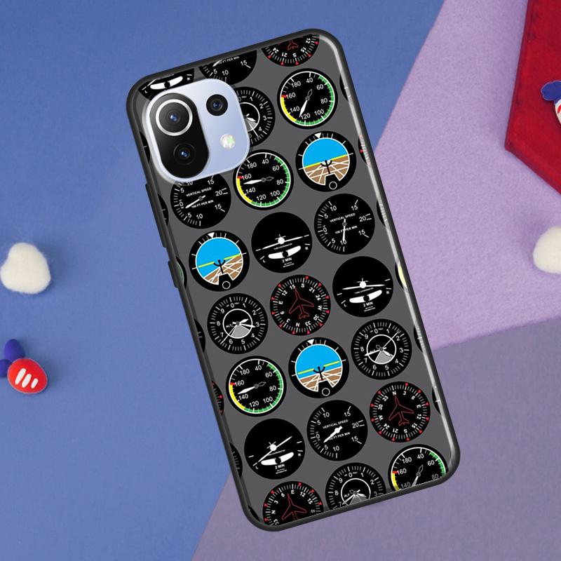 Aviation Aeroplane Pilot Cockpit Cover For Xiaomi 14 Ultra 13 11T 12T 13T 14T Pro POCO X6 X7 Pro X3 X5 F3 F5 F6 M6 Pro Case