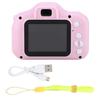 Appareil photo numérique HD 1080P pour enfants Mini Portable 2.0 pouces IPS couleur écran IPS (rose)