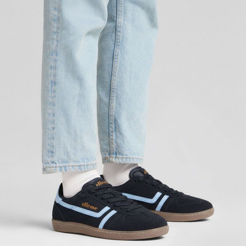 Niedrige farbige Sneaker mit dunkler Sohle und Schnürsenkeln Herren ELLESSE