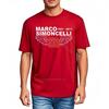 Tee Shirt Adult Round Neck Tee Marco Simoncelli Wings Number Fiftyeight Crew Neck Basic T Shirt New Arrived Unisexs Tshirt Adult